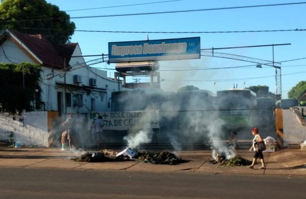 Una protesta dejó sin ómnibus a 25.000 usuarios en Posadas