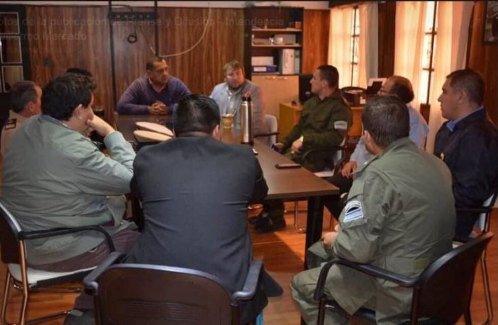 Los Antiguos: reunión de la fuerzas de seguridad