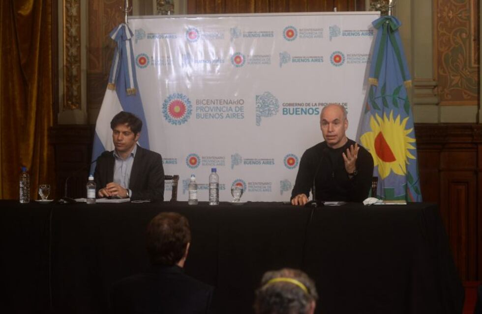 Kicillof y Rodríguez Larreta afirmaron que si siguen creciendo los casos tomarán "medidas más estrictas"
