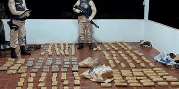 Prefectura secuestró 190 kilos de marihuana en Puerto Libertad