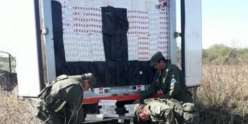 Mas de 12 millones en un cargamento de cigarrillos de contrabando