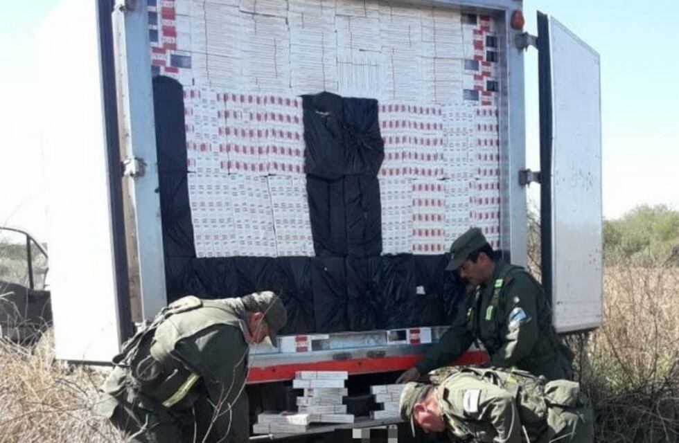 12 millones de pesos en un cargamento ilegal de cigarrillos