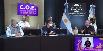 Presentación del informe N° 140 del COE Jujuy