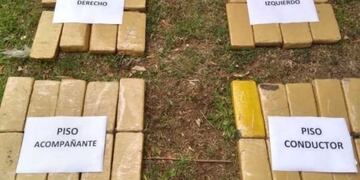 La droga estaba en un doble fondo del auto\u002E