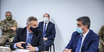 Agustín Rossi en su visita a Chaco destacó el trabajo de las Fuerzas de Seguridad