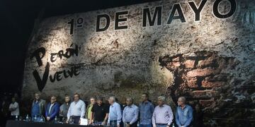 DYN12, BUENOS AIRES, 01/05/2017, ACTO EN OBRAS POR EL DIA DEL TRABAJADOR ORGANIZADO POR CGT, EN EL ESTADIO OBRAS. FOTO:DYN/EZEQUIEL PONTORIERO.