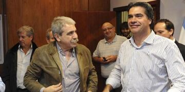 Capitanich y Aníbal Fernández