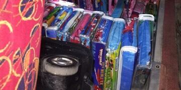 Secuestraron mercadería ilegal por 14 millones de pesos en General Lagos\u002E (Prensa Gendarmería Nacional)