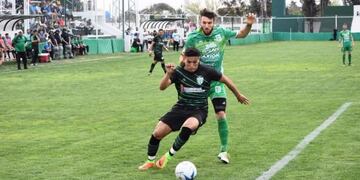 Auban fue titular en la derrota de Sportivo Belgrano