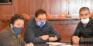 Diputados Tizón, Pamieri y Cardozo, en la Legislatura de Jujuy\u002E