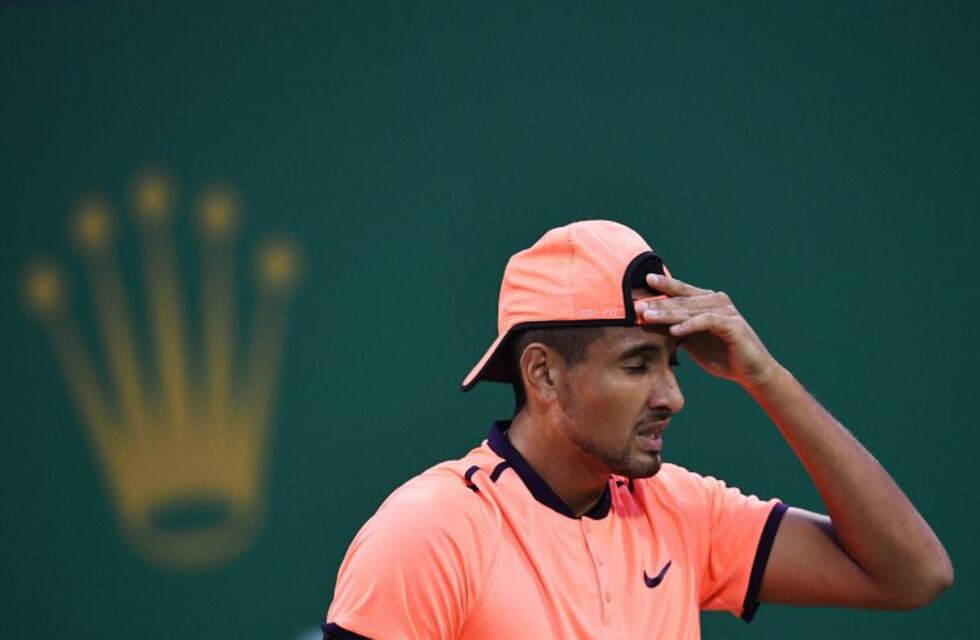 Nick Kyrgios se disculpó tras su papelón en el Masters de Shanghai