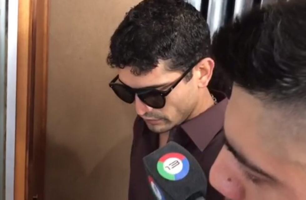 Así fue el ingreso de Rodrigo Romero en Tribunales para declarar por violencia de género