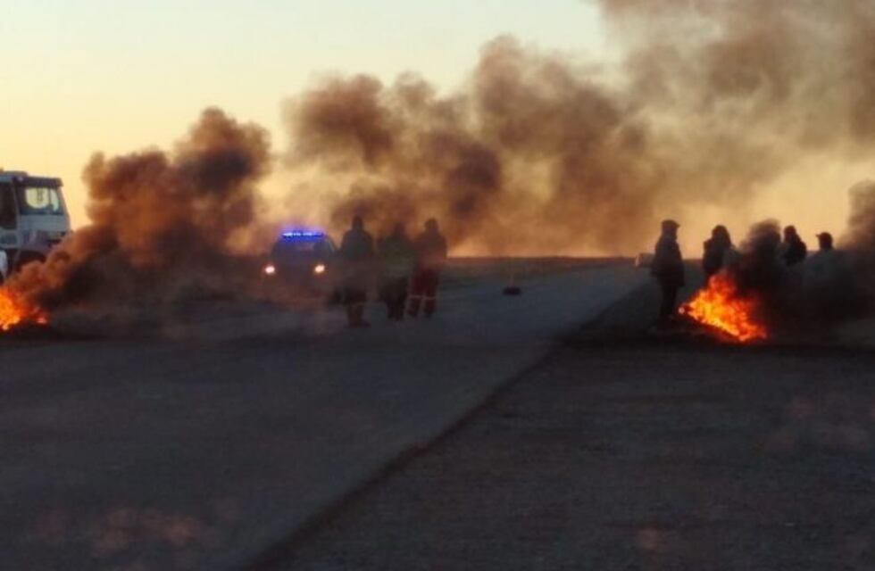 16 detenidos en Las Heras por el corte en la ruta provincial 43