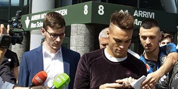 Lautaro Martínez llegó a Italia para convertirse en nuevo jugador de Inter\u002E