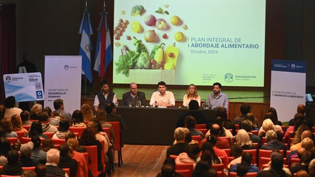Gualeguaychú realizó el lanzamiento oficial del Plan Integral de Abordaje Alimentario