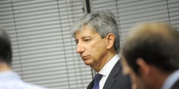 El juez Walter Bento en el Consejo de la Magistratura (Foto Federico Lopez Claro).