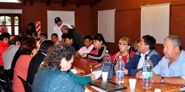 Dirigentes de gremios estatales de Jujuy