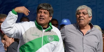 Pablo y Hugo Moyano\u002E