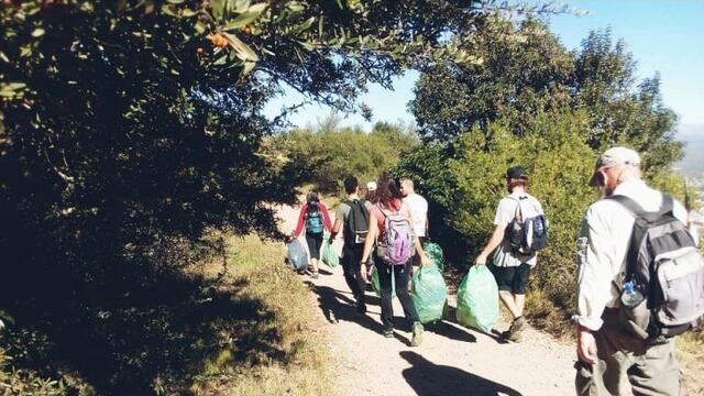 Jornada de limpieza en el Cerro de la Cruz