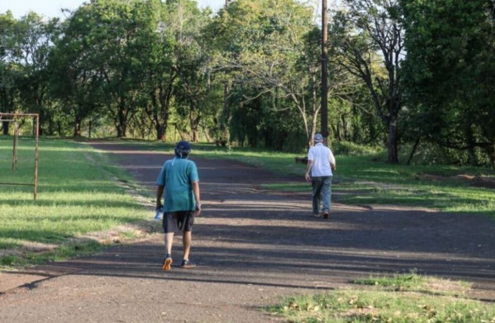 Por el tiempo se suspendieron las caminatas recreativas para adultos mayores
