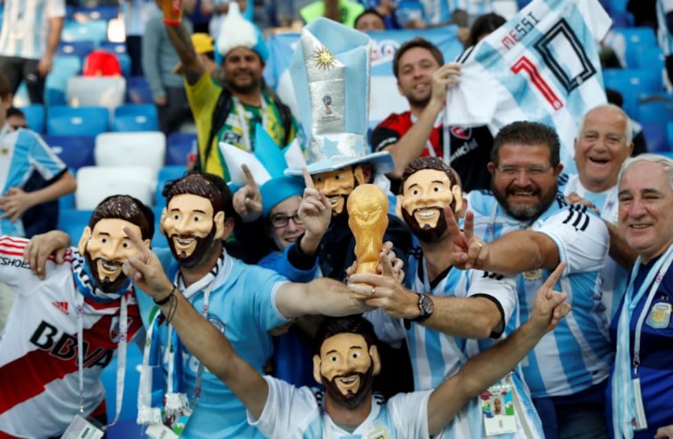 Las imágenes de la previa del duelo entre Argentina y Croacia