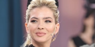 La China Suárez en ''Almorzando con Mirtha Legrand'' (Twitter/@mirthalegrand)