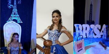 Brisa cumplió su sueño de una fiesta de quince gracias a la solidaridad de la gente\u002E