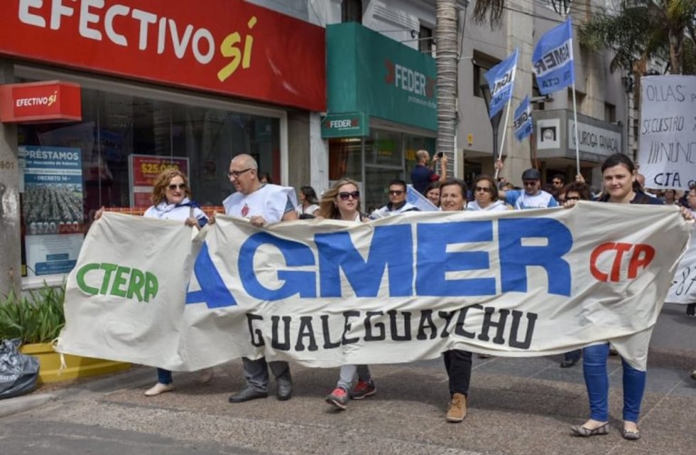 Los docentes entrerrianos anunciaron nuevo paro para este miércoles 10
