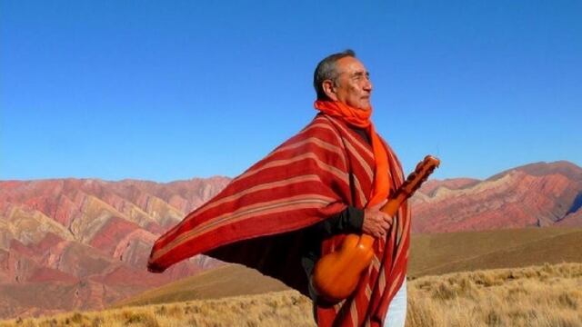 Jaime Torres, en El Hornocal, Jujuy