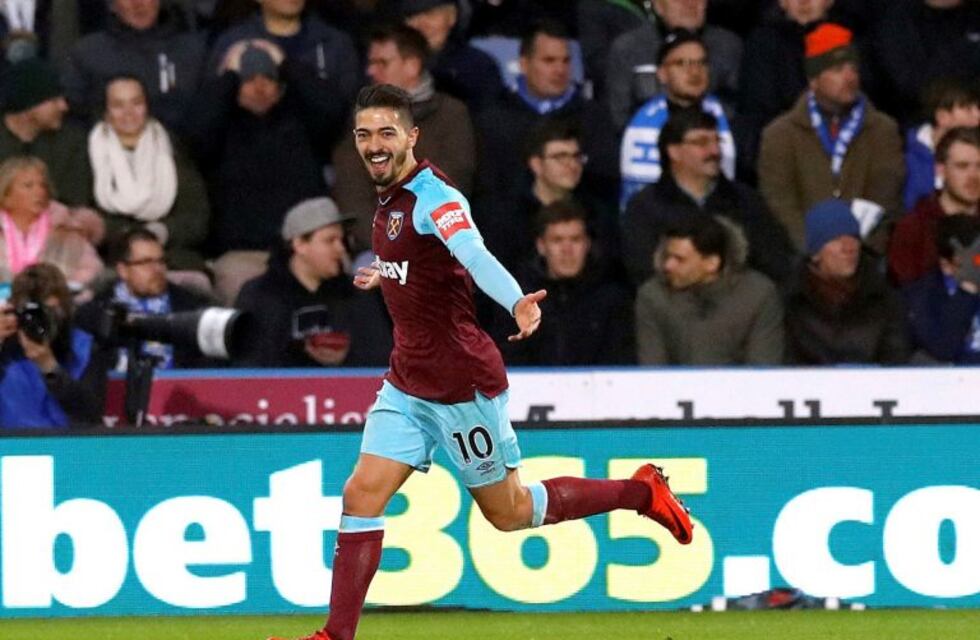 Manu Lanzini metió un doblete para el triunfo del West Ham
