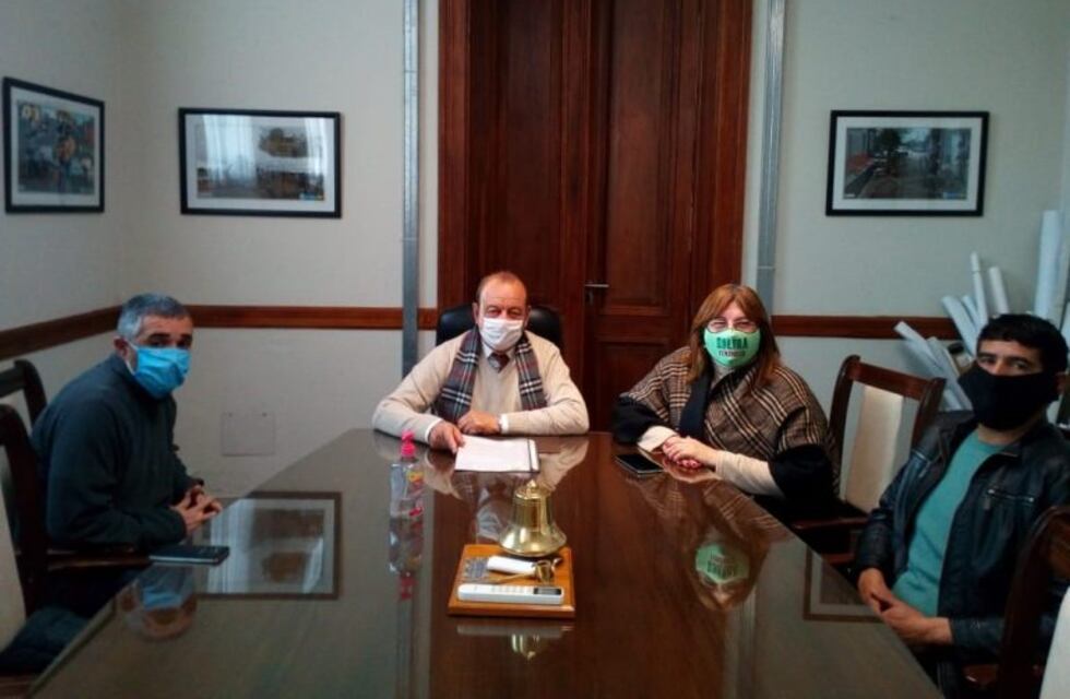 Distintas reuniones mantuvo el intendente Sánchez durante la mañana del miércoles