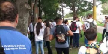 Falsa amenaza de bomba Escuela Técnica 477 de San Lorenzo