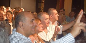 Manzur y Jaldo en el PJ Tucumán (Vanesa Edmundo)