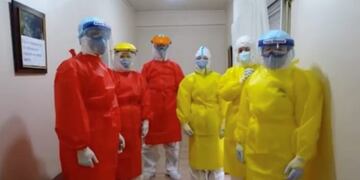 Fuerte mensaje del marido de una médica azuleña: "Por favor consíganles ayuda, ya no dan más"