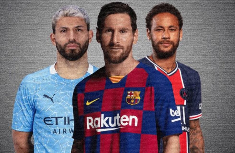 Así le fue a Messi con Agüero y Neymar como compañeros de ataque