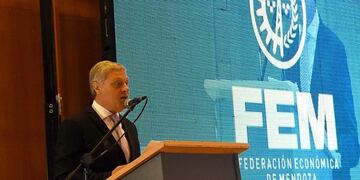 Alberto Carletti, presidente de la Federación Económica de Mendoza\u002E