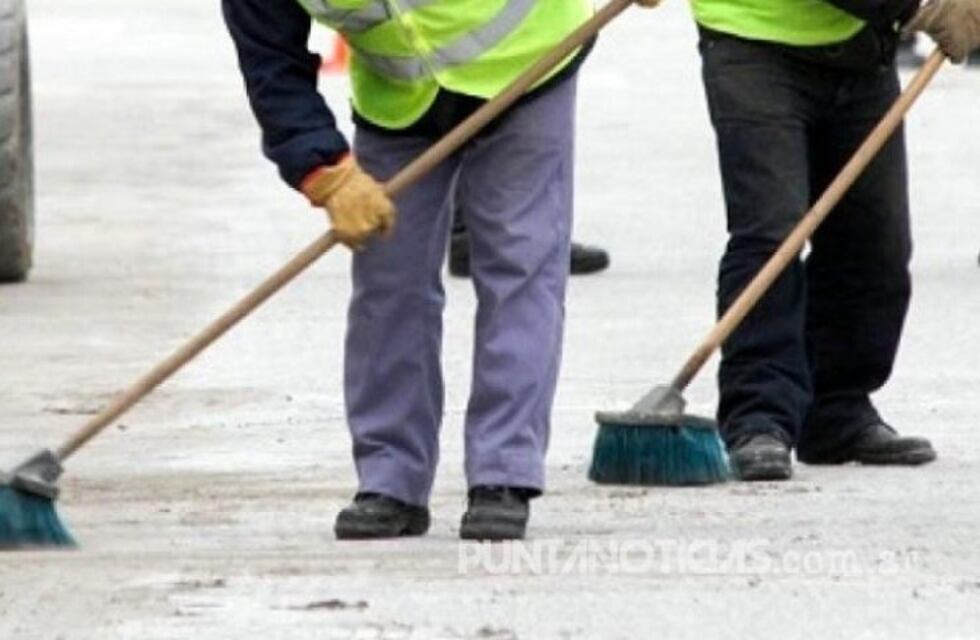 Trabajo: cubren vacantes para barrido en el Municipio