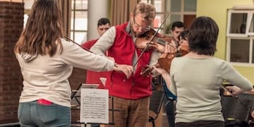 Río Gallegos: comenzó el seminario de cuerdas