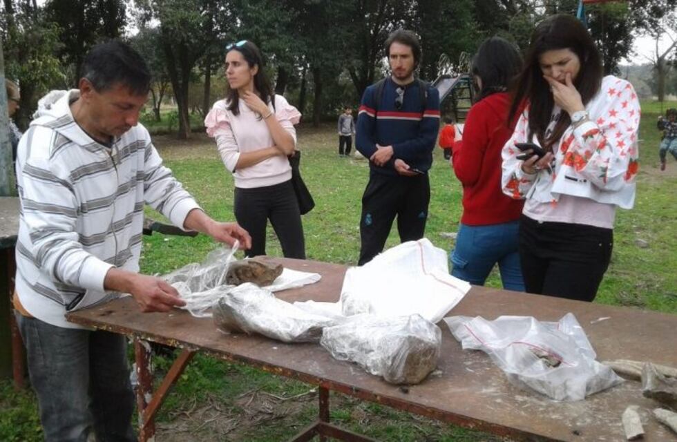 Pescador descubrió los restos de un mastodonte en el arroyo Saladillo