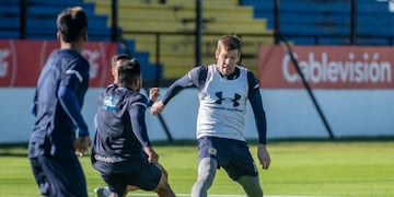 Claudio Riaño en el entrenamiento de Rosario Central\u002E (CARC)