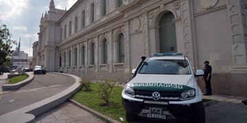 Operativo de seguridad para el debate presidencial\u002E (Web)