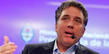 Argentina's Treasury Minister Nicolas Dujovne addresses the media in Buenos Aires, Argentina February 22, 2017. REUTERS/Martin Acosta