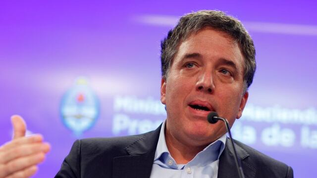 Argentina's Treasury Minister Nicolas Dujovne addresses the media in Buenos Aires, Argentina February 22, 2017. REUTERS/Martin Acosta