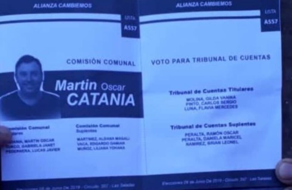 Grave denuncia en los comicios de Las Saladas