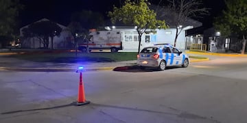 Robaron un cono iluminado de Seguridad Ciudadana