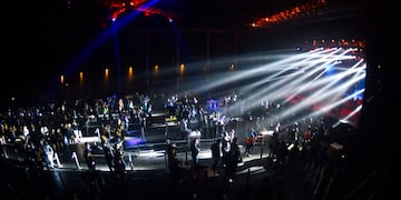 Ulises Bueno en la plaza de la música, vuelven los bailes de cuarteto (Facundo Luque)