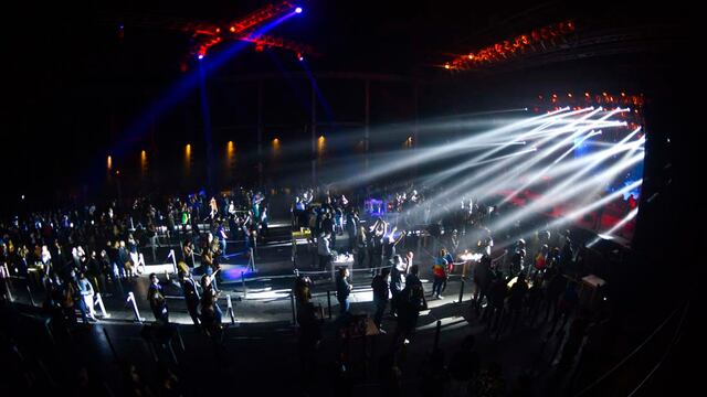 Ulises Bueno en la plaza de la música, vuelven los bailes de cuarteto (Facundo Luque)
