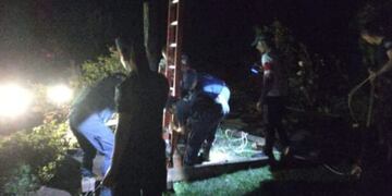 Trágico accidente en Alba Posse: dos vecinos fallecieron mientras limpiaban un pozo de agua.