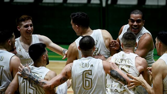 Pablo Bertone aportó 8 puntos para el triunfo de la Gloria
