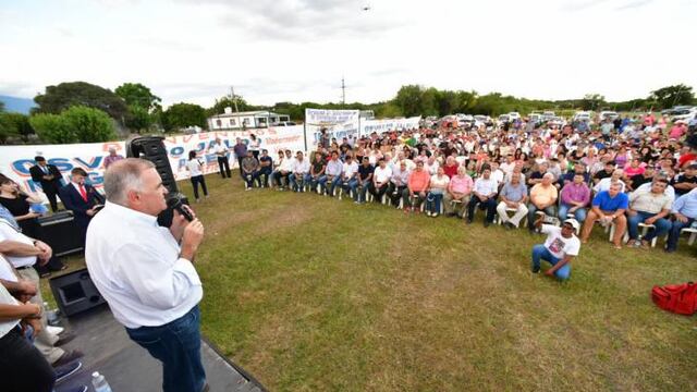 Lo dijo en su visita a  la comuna de Villa Benjamín Aráoz